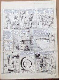 Robert Gigi - Page 81 - les apparitions Ovni - Dargaud - Planche originale