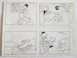 José Cabrero Arnal - Un Bain involontaire !! pour se rafraîchir et parler du bain turc ! 1933 - Comic Strip