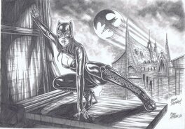 Mike Ratera - Catwoman - Illustration originale