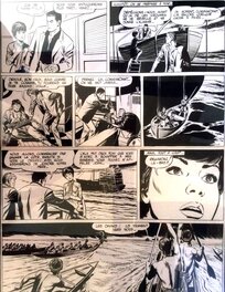 Planche originale - Bob Morane - Le mystere de la zone Z - Planche de la page 24