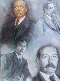 Fabrice Le Hénanff - Sir Arthur Conan Doyle - Original art