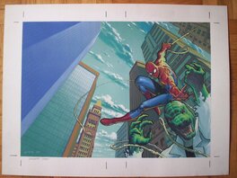 Esad Ribic - Spider-Man vs Lizard, Cover, Esad Ribic - Couverture originale