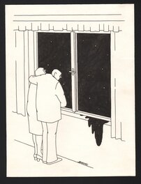 Miroslav Bartak - Window - Original Illustration