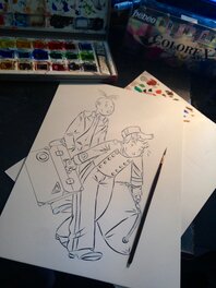 Dessin préparatoire Dessin préparatoire