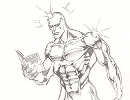 Silver Surfer reads Dylan Dog Silver Surfer reads Dylan Dog