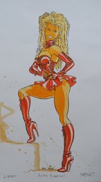 Félix Meynet - Femme en rouge - Comic Strip