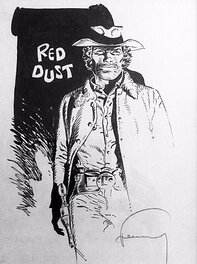 Hermann - Illustration Red Dust - Illustration originale