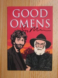 Good omens print signed Good omens print signed