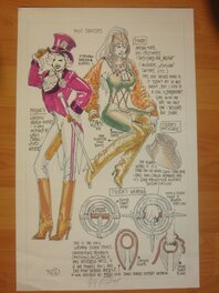 Igor Kordey - X-Treme Costumes/character page(Storm),Igor Kordey - Original art