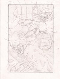 Joe Quesada - Wolverine Origins #4 Cover prelim ,Joe Quesada - Original Cover