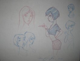 Dean Yeagle - Croquis - Dean Yeagle - Œuvre originale