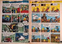 Publication en pages centrales du Journal Spirou de 1959