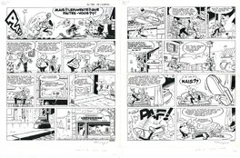 Greg - Greg : Achille Talon, Gag n° 225 - Planche originale