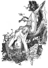 Roberto Ricci - Poison Ivy (Vendu) - Original Illustration