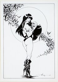 Anthony Jean - Vampirella - Illustration originale