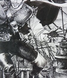 Detail of Manara's talent in the year 1970 Detail of Manara's talent in the year 1970