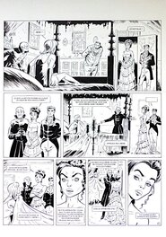 Jacques Lamontagne - Aspic #4 - Vaudeville chez les vampires - Planche originale