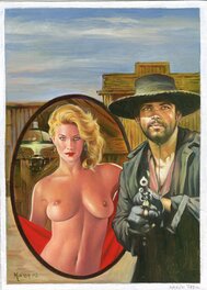 Maren - Couverture DE MAREN POUR UN ROMAN WESTERN - Original Cover