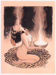 François Miville-Deschênes - Incantation - Reconquêtes - Original Illustration