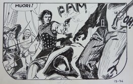 Detail of Manara's talent in the year 1970 Detail of Manara's talent in the year 1970