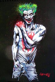 Laurent Lefeuvre - Le joker - Original Illustration