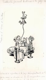 Spirou et Fantasio - Illustration originale