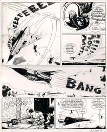 Jijé - Tanguy & Laverdure - Lieutenant Double Bang - Planche originale