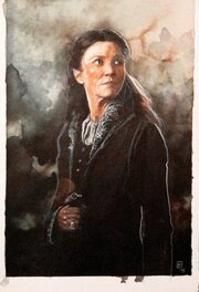 Fabrice Le Hénanff - Catelyn Stark - Illustration originale