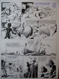 Jean-Yves Mitton - Chroniques Barbares tome 3 planche 33 - Planche originale