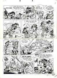 Marc Hardy - Hardy : Garonne et Guitare, "Les ratisseurs d'océans" planche 14 - Planche originale