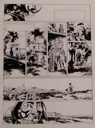 Hugues Labiano - L'Etoile du Désert (tome 3) - Planche originale