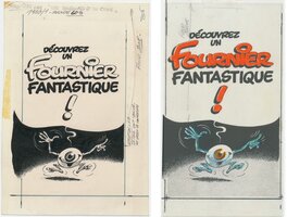 L'original du bas de page d'André FRANQUIN pour la couverture d'annonce du Spirou n° 1920 (collection privée... à retrouver ailleurs sur 2DG !). L'original du bas de page d'André FRANQUIN pour la couverture d'annonce du Spirou n° 1920 (collection privée... à retrouver ailleurs sur 2DG !).