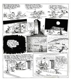 George Herriman - George Herriman Krazy Kat Sunday 1934 - Planche originale