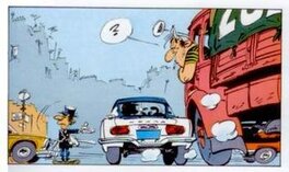 La Honda S 800 dessinée par André FRANQUIN. La Honda S 800 dessinée par André FRANQUIN.
