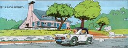 La Honda S 800 dessinée par Jean-Claude FOURNIER. La Honda S 800 dessinée par Jean-Claude FOURNIER.