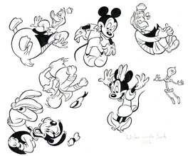Studios Disney - Mickey & Donald - Original Illustration