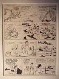 Marc Wasterlain - Le Docteur Poche n° 6, « Le Renard bleu », planche 11, 1984. - Planche originale