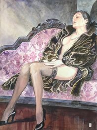 Milo Manara - Illustration Claudia - Comic Strip