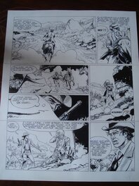 Michel Rouge - Comanche -Le dollar a trois faces p42 - Planche originale