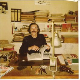 Paul DELIEGE chez lui en 1982 Paul DELIEGE chez lui en 1982