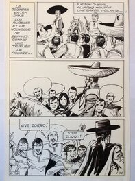 Jean Pape - Zorro - Planche originale