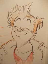 Frank Pé - Spirou, 2016. - Planche originale