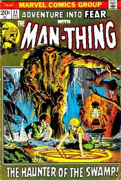 Man thing cover de la reedition du one shot de Neal Adams Man thing cover de la reedition du one shot de Neal Adams