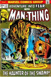 Man thing cover de la reedition du one shot de Neal Adams