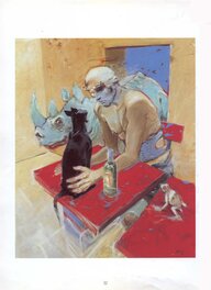Version publiée pour une peinture de "Bleu Sang", page 32 Version publiée pour une peinture de "Bleu Sang", page 32