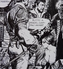 Detail of Manara's talent in the year 1970