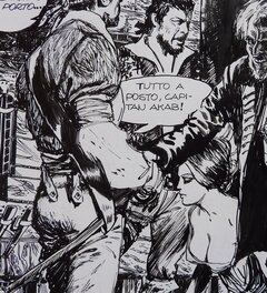 Detail of Manara's talent in the year 1970 Detail of Manara's talent in the year 1970