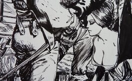 Detail of Manara's talent in the year 1970 Detail of Manara's talent in the year 1970