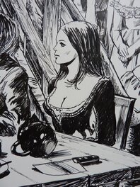 Detail of Manara's talent in the year 1970
