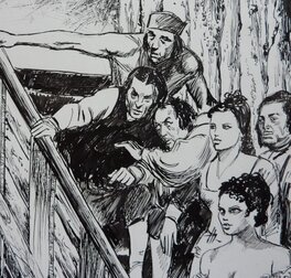 Detail of Manara's talent in the year 1970 Detail of Manara's talent in the year 1970